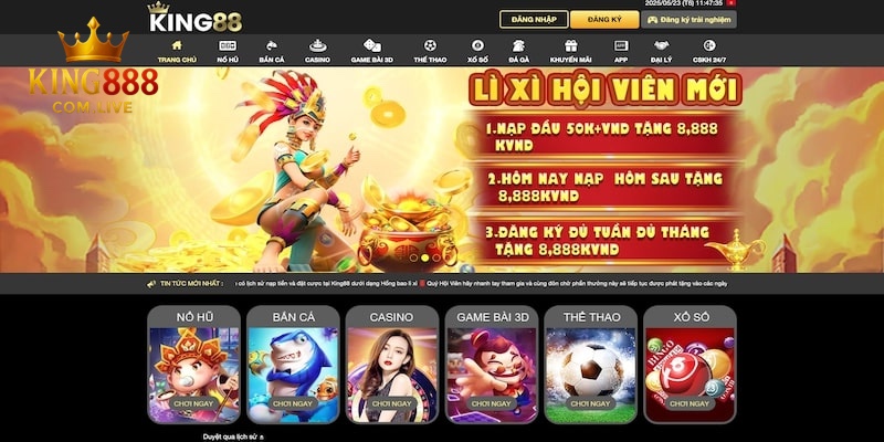 Hành trình đầu tiên của tác giả King88